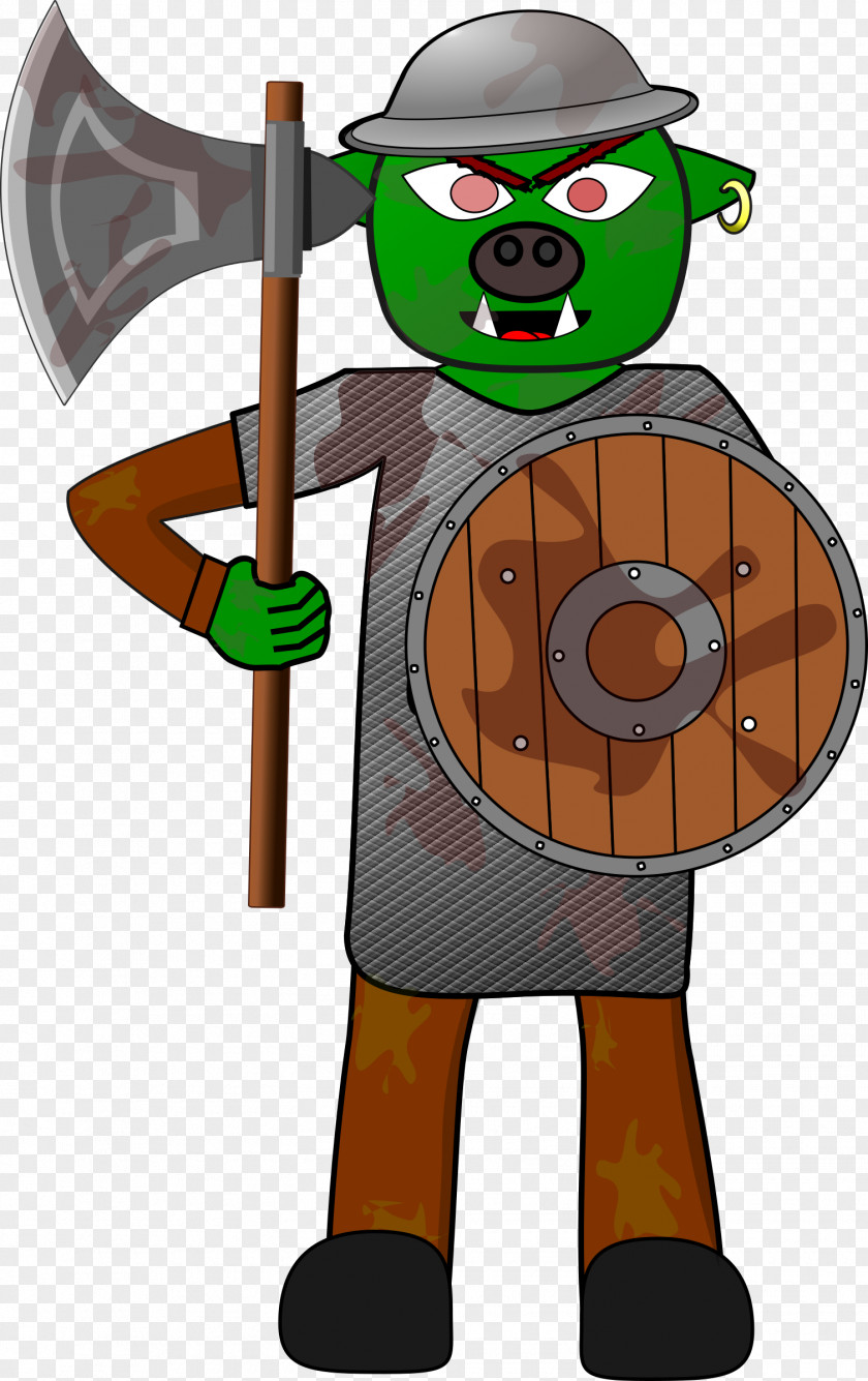 Fight Orc Clip Art PNG
