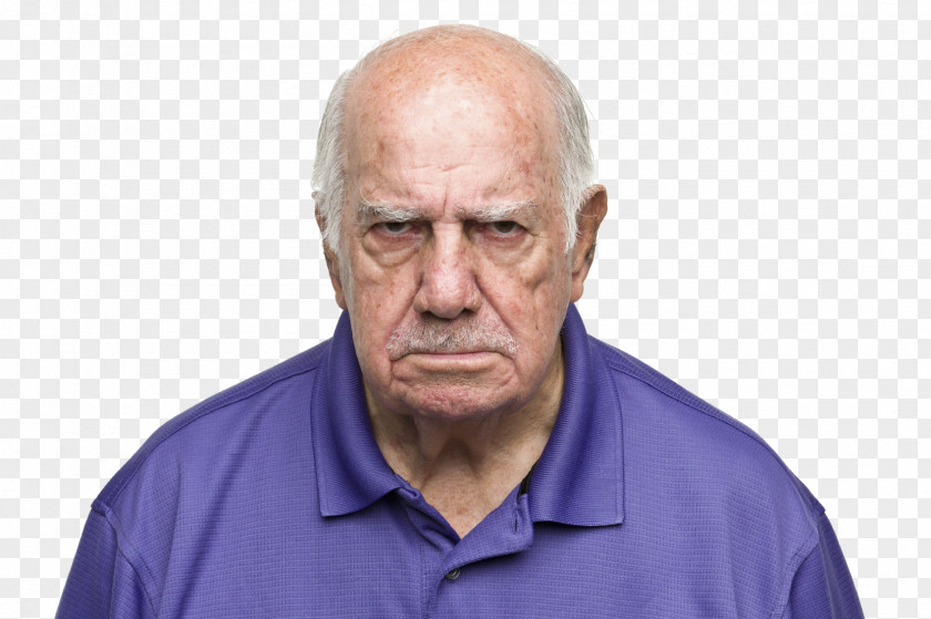 OLD MAN Anger Management Hostility PNG