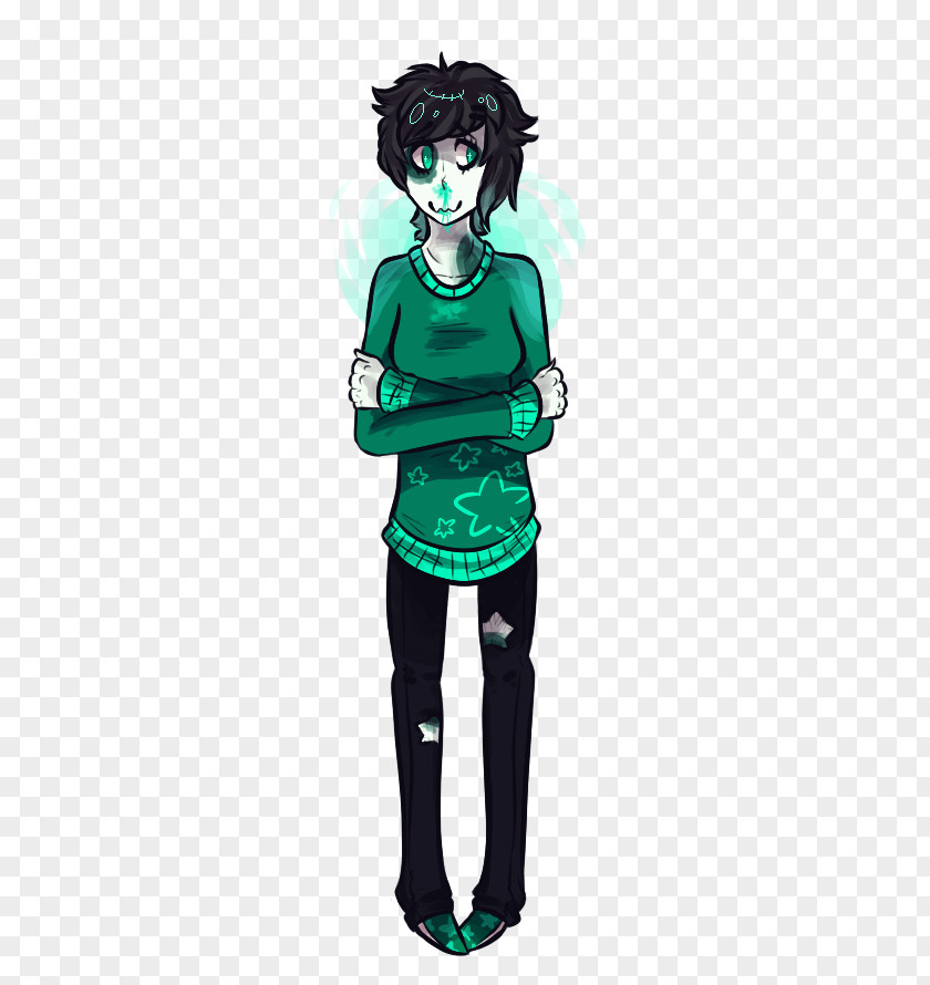 3 Years Old Homo Sapiens Legendary Creature Black Hair Green PNG