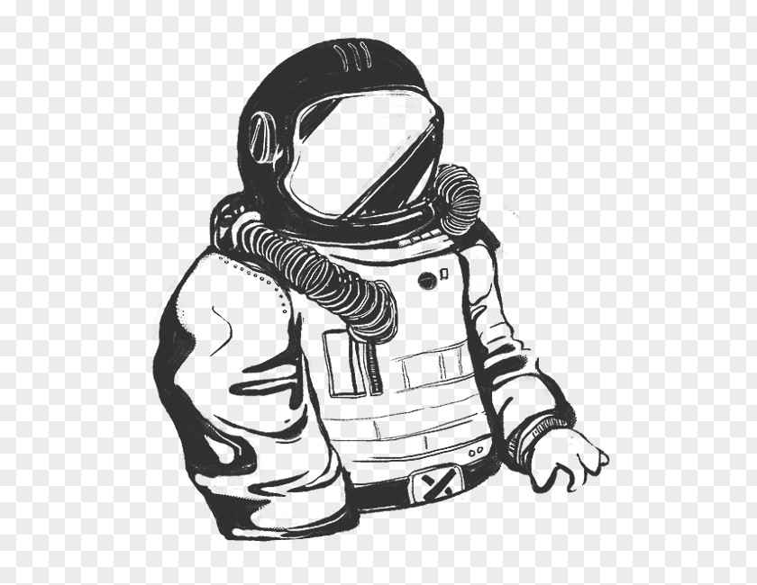 Astronaut Drawing Image Illustration Shutterstock PNG