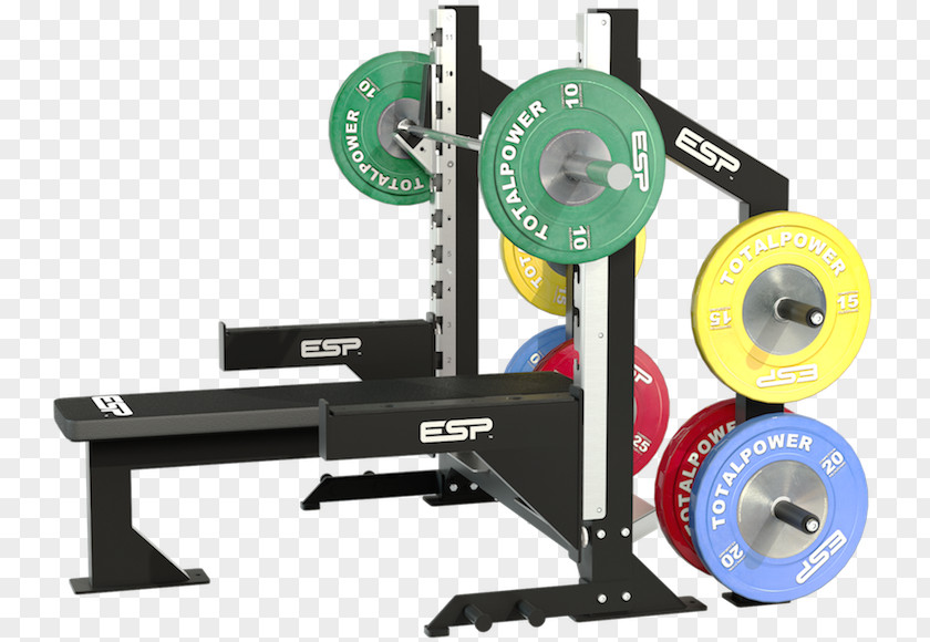 Bench Press Exercise Equipment Power Rack PNG