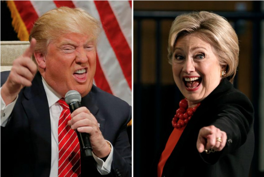 Bill Clinton Hillary Donald Trump United States US Presidential Election 2016 Vs. PNG