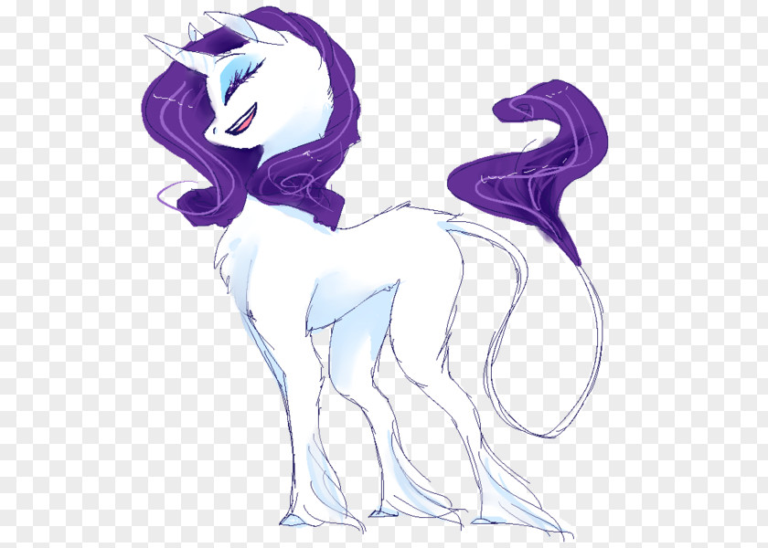 Horse Unicorn Sketch PNG