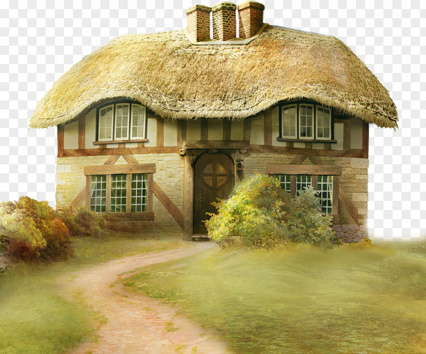 House Cottage Photography Art Painting PNG