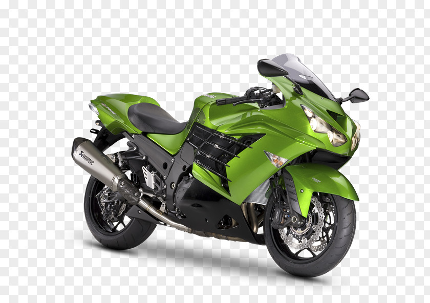 Motorcycle Kawasaki Ninja ZX-14 Exhaust System Motorcycles PNG