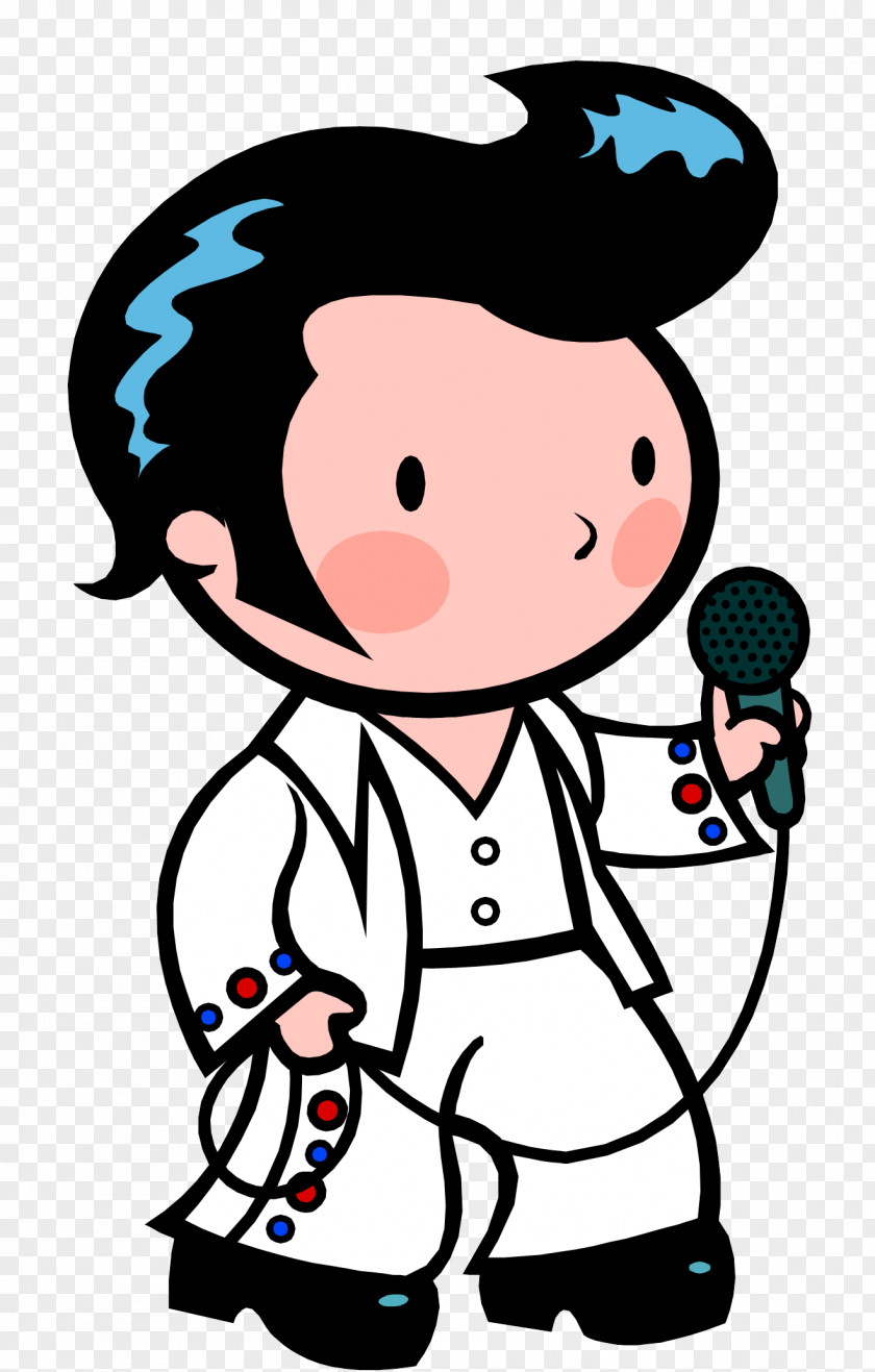 Cartoon Elvis Clip Art PNG