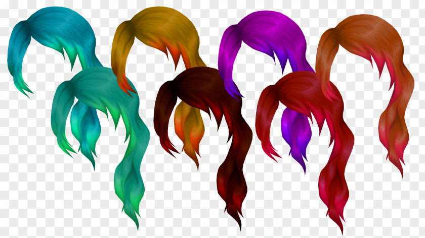 Dip Dyed Hair Color Ideas Organism Coloring Purple PNG