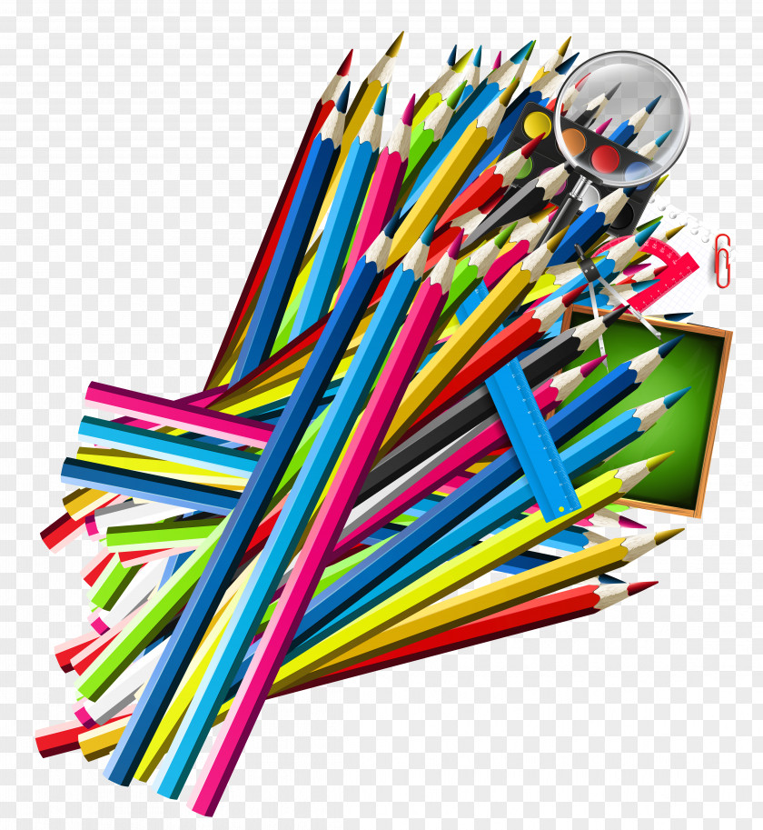 Pencil School Clip Art PNG
