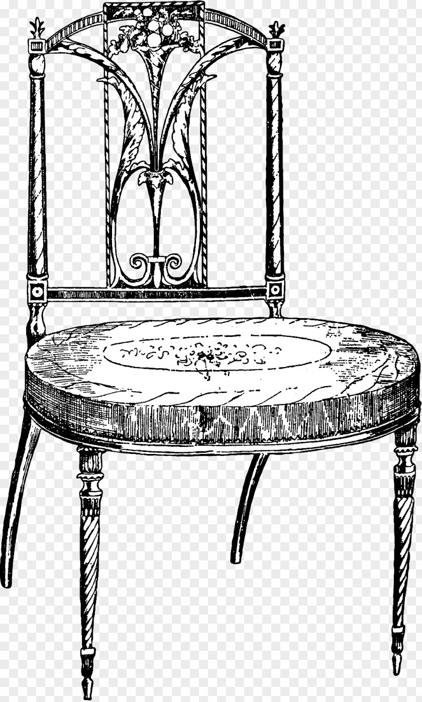 Table Chair Pattern PNG