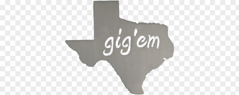 Silver Sign Texas A&M University Tech Aggies Football Hook 'em Horns Longhorns PNG