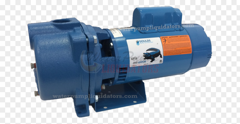 Centrifugal Pump Goulds Pumps Irrigation Electric Motor PNG