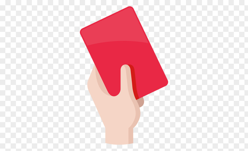 Football Penalty Card Red PNG