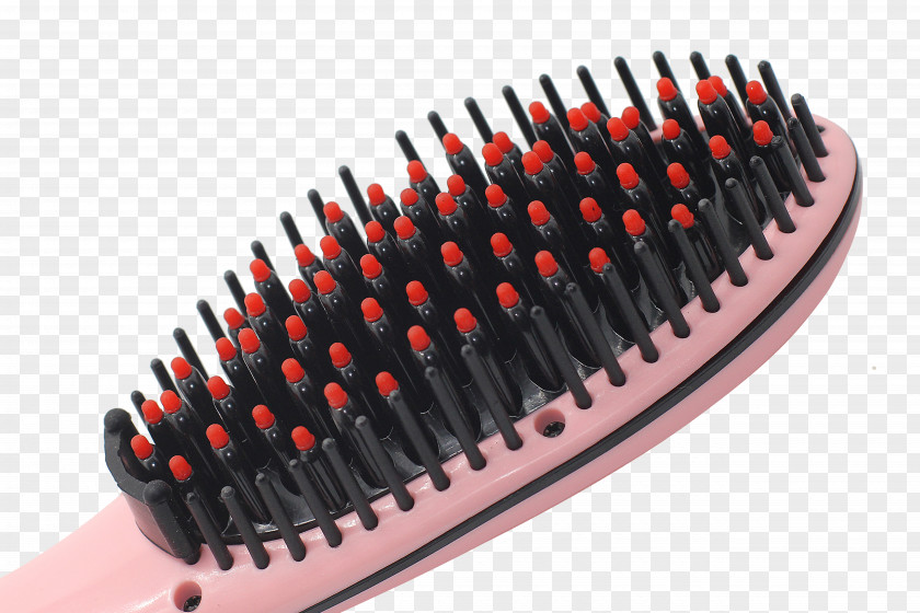 Hair Straightener Iron Hairbrush Comb Straightening PNG
