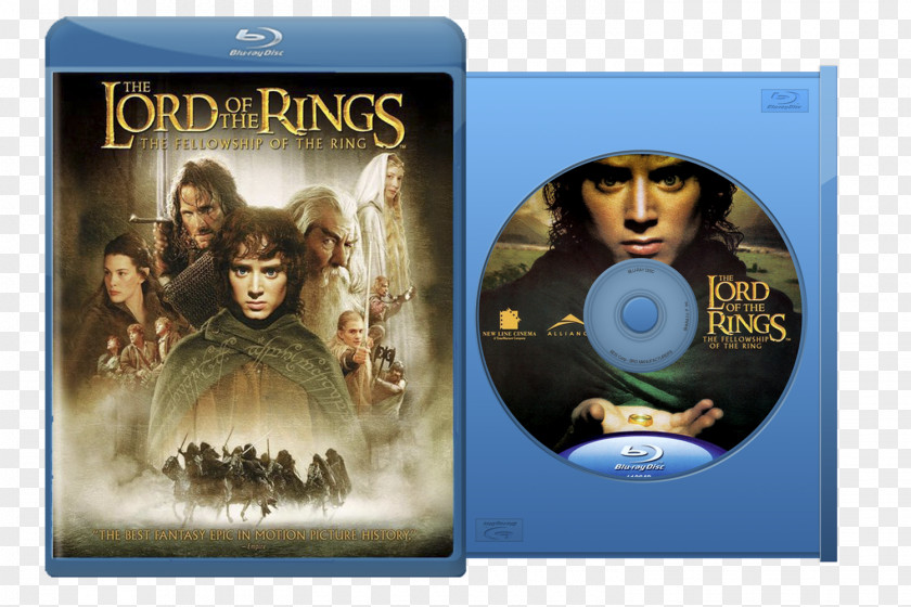 Lord Of The Rings Rings: Fellowship Ring Peter Jackson Blu-ray Disc Frodo Baggins PNG