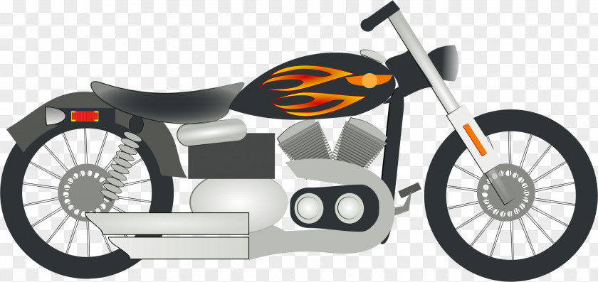 Motorcycle Harley-Davidson Motard Clip Art PNG