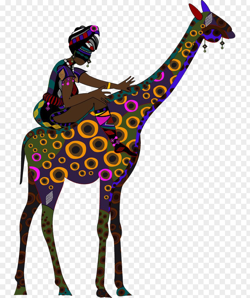 Cartoon Giraffe Northern Photography Illustration PNG