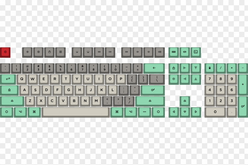Laptop Computer Keyboard Space Bar Numeric Keypads PNG