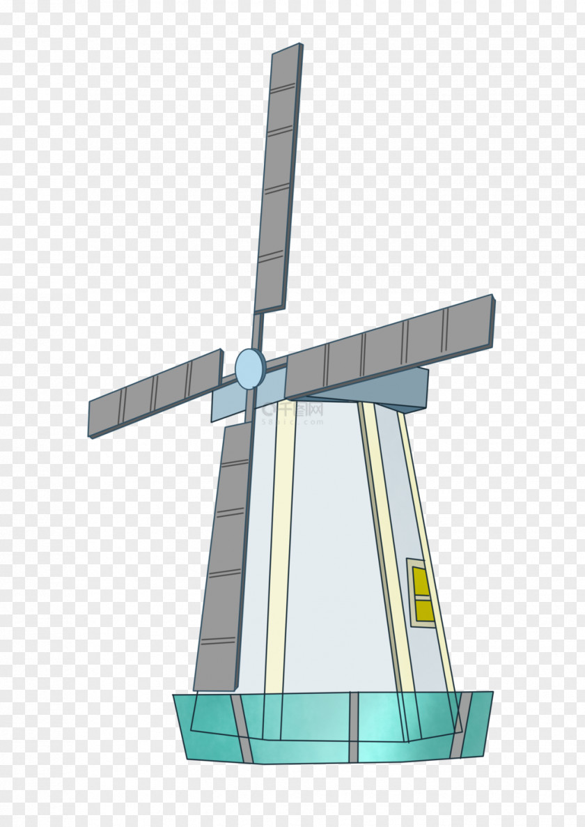 Mill Windmill Energy Machine Angle Design PNG