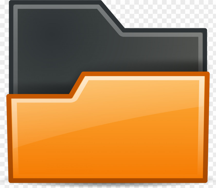 Orange Directory Clip Art PNG