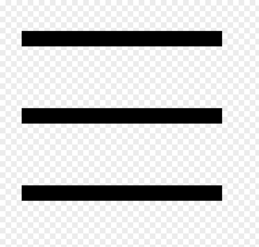 Symbol Hamburger Button Line Menu PNG