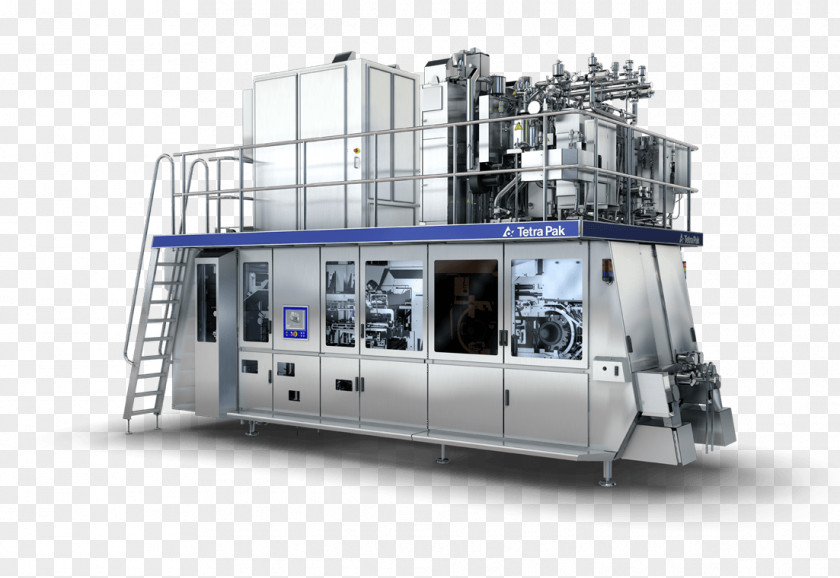 Tetra Pak Machine Aseptic Processing Packaging And Labeling PNG