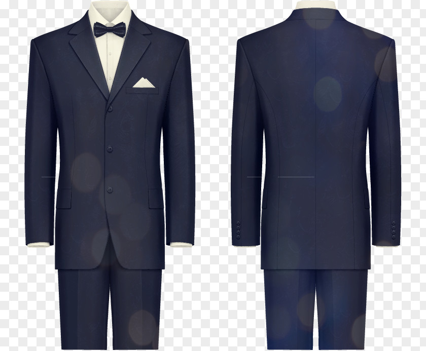 Vector Painted Suit Tuxedo Tailcoat Formal Wear Clothing PNG