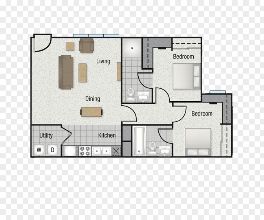 Apartment CastleRock At Denton Apartments Floor Plan House Renting PNG