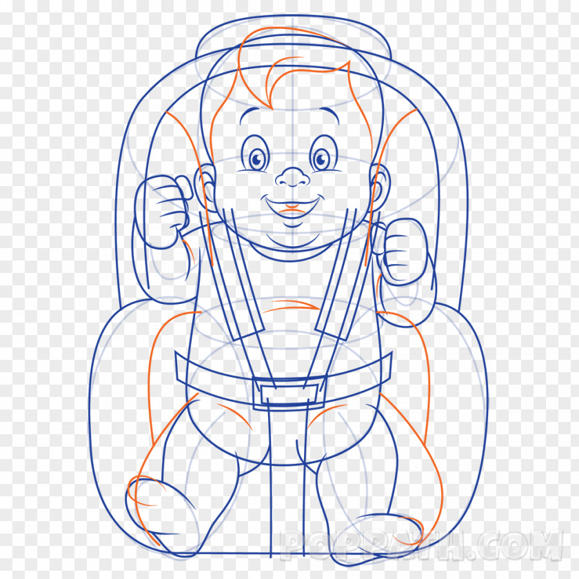 Baby Car & Toddler Seats Drawing Clip Art PNG