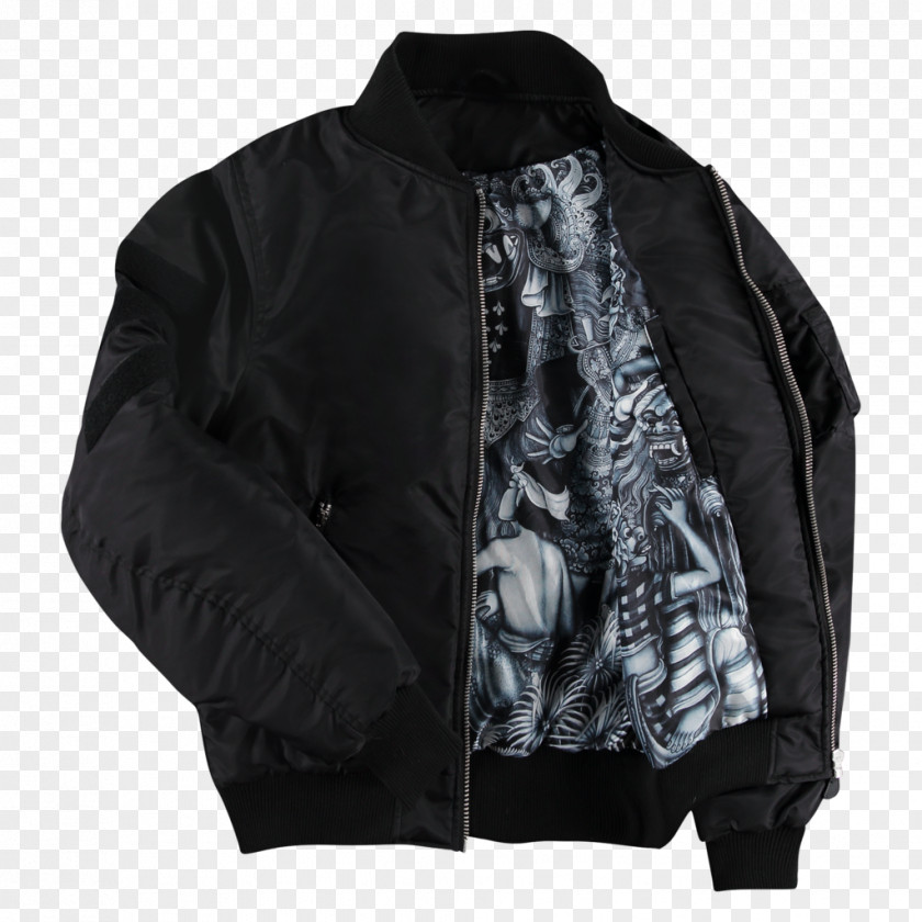 Barong Bali Hoodie Flight Jacket MA-1 Bomber Clothing PNG