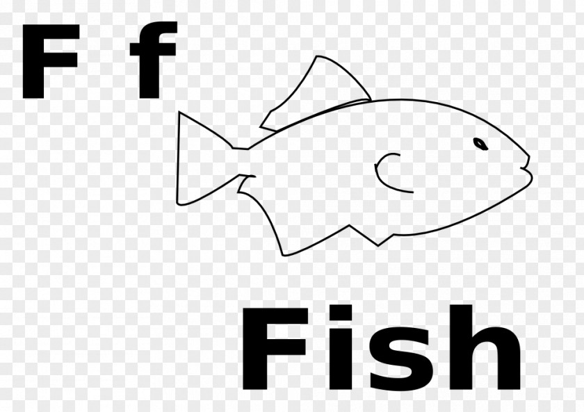 Black And White Fish Images Clip Art PNG