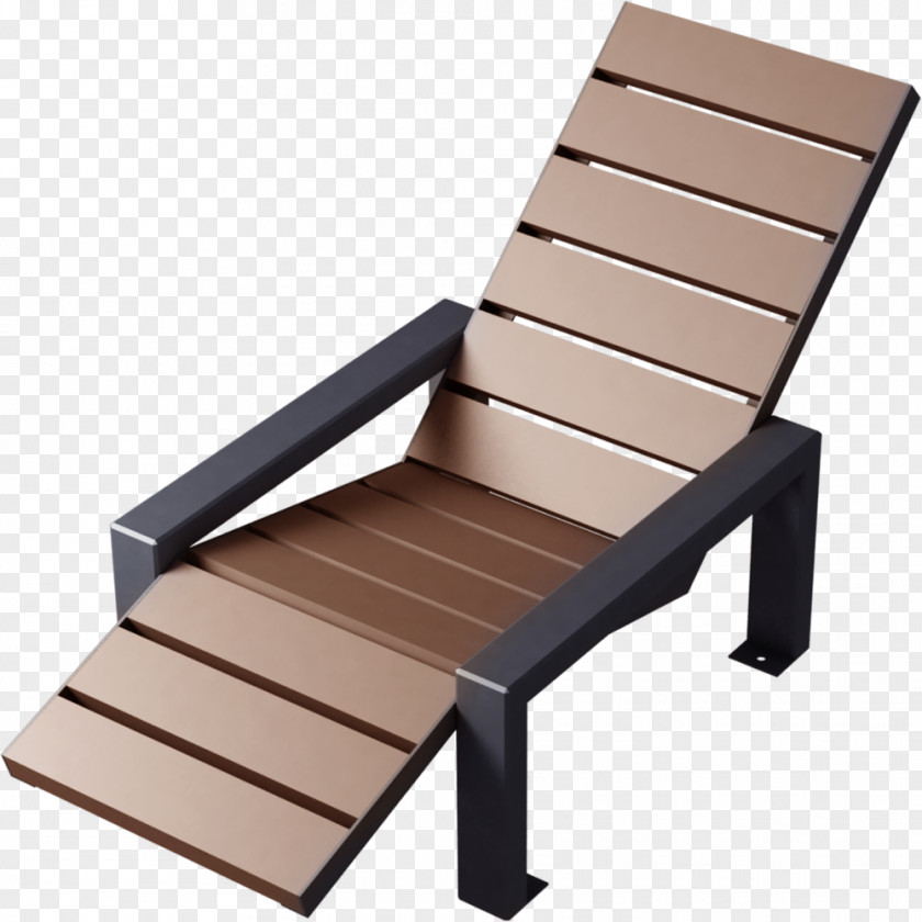 Chaise Longue Deckchair Garden Furniture PNG