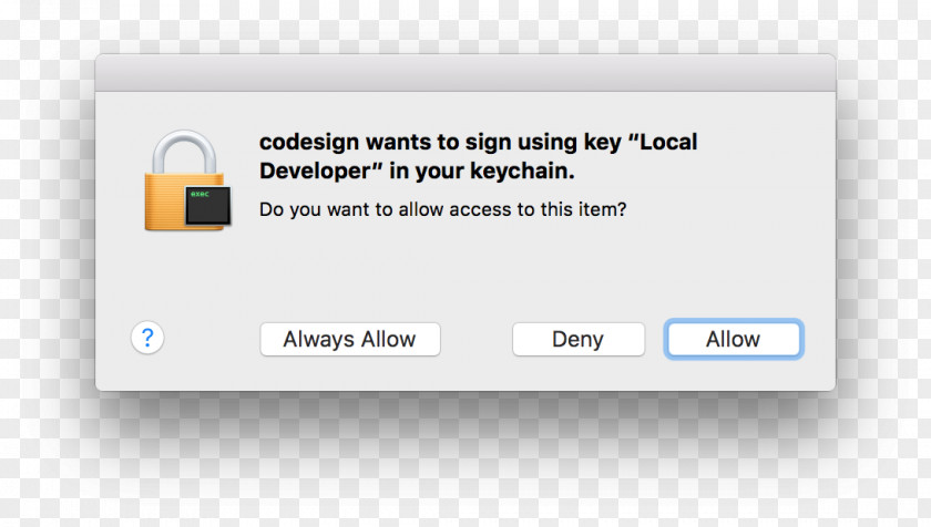 Dialog Tag Keychain Access MacOS Xcode Box Electronics Accessory PNG