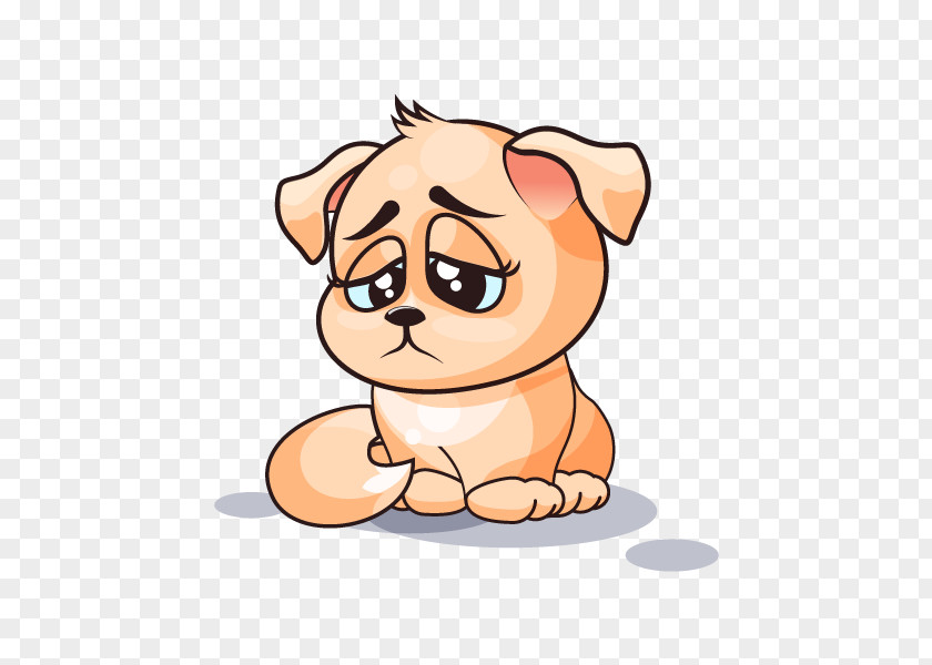 Dog Puppy Emoticon Sticker PNG