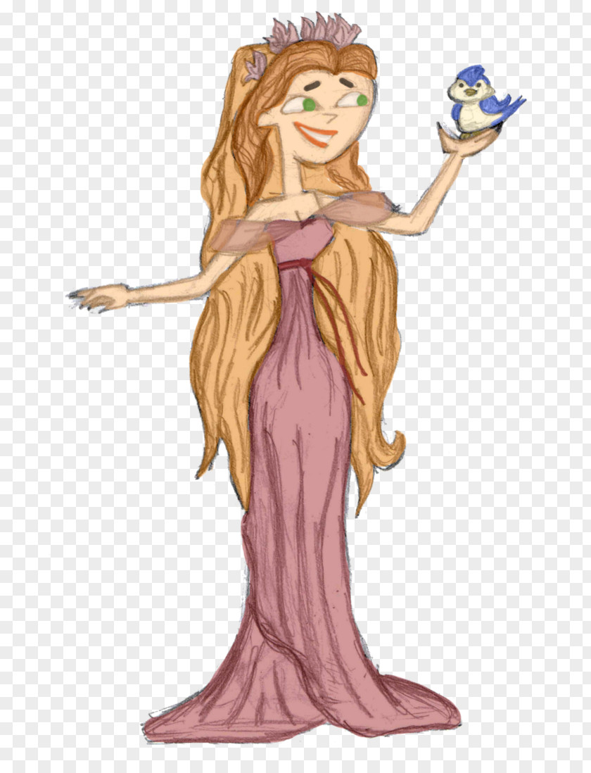 Fairy Costume Design Cartoon Figurine PNG