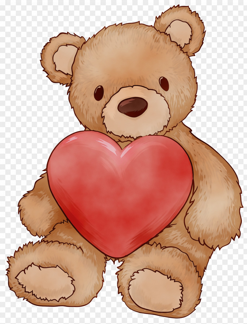 Plush Animal Figure Teddy Bear PNG