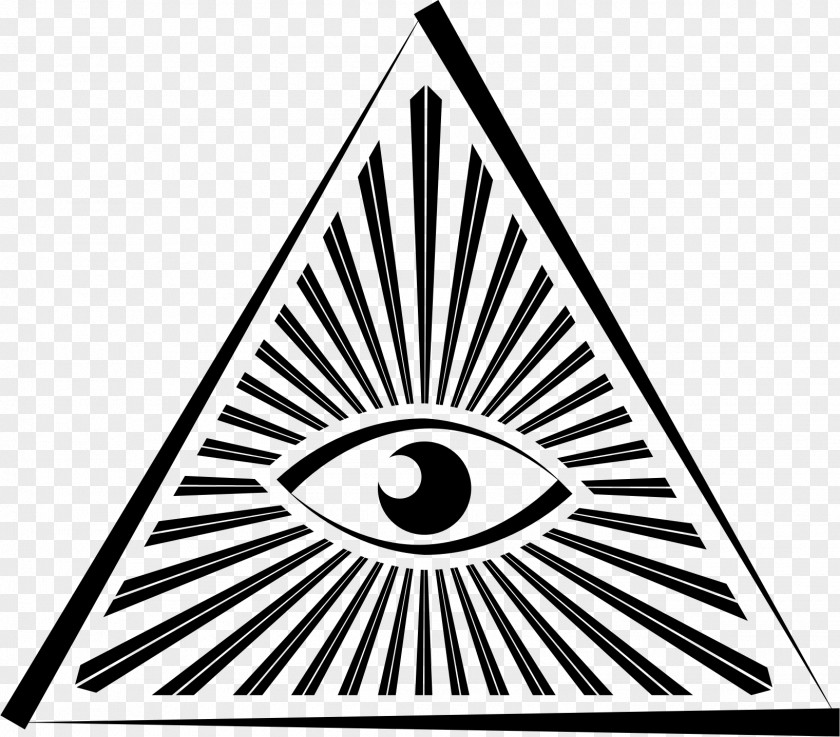 Pyramid Eye Of Providence Symbol Clip Art PNG