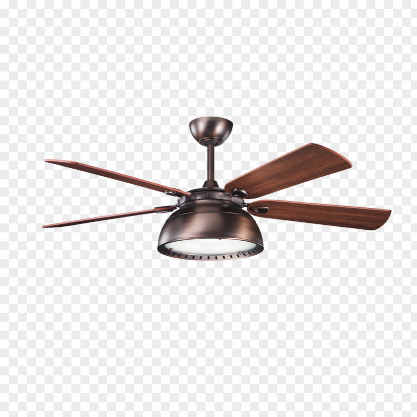 Ceiling Fan Fans Bronze PNG