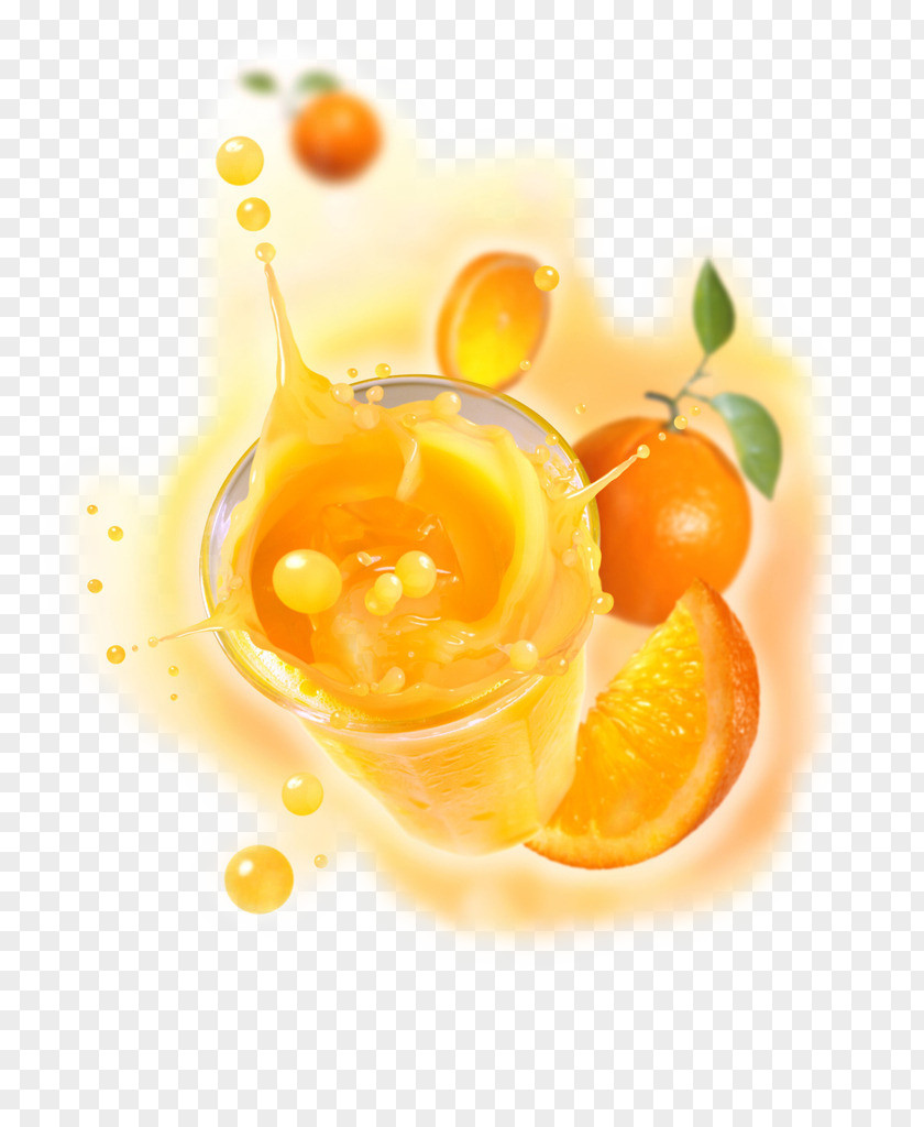 Creative Posters Juice Drinks Orange Apple Bottle PNG