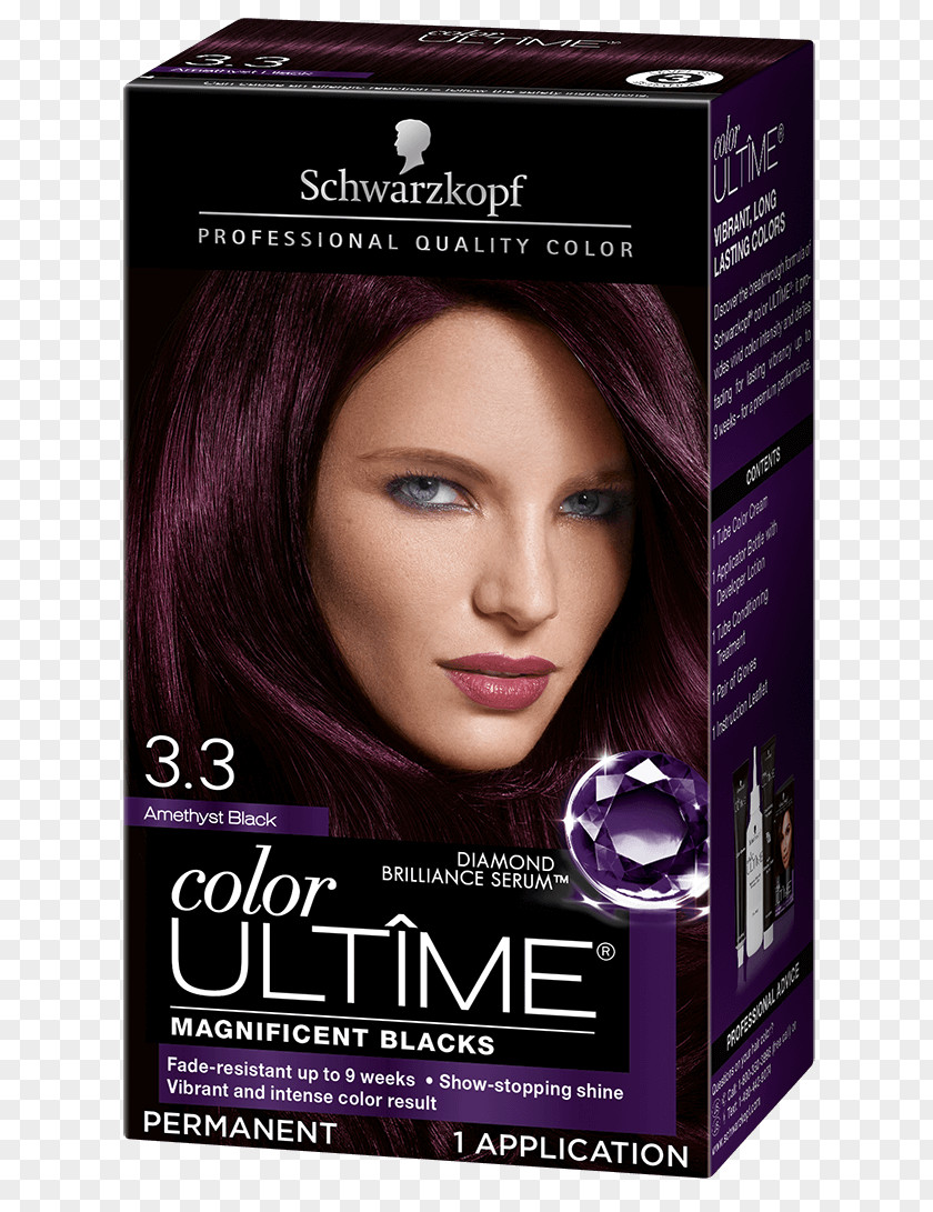 Hair Schwarzkopf Color Ultime Permanent Cream Coloring Human Colour PNG