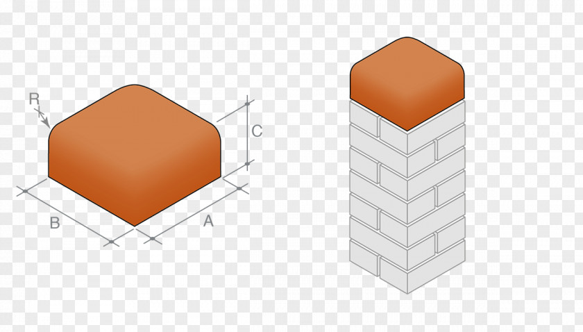 Pier Engineering Brick Wall Bullnose PNG