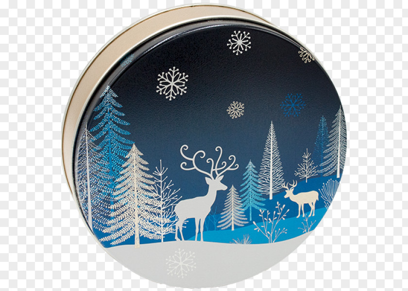 Reindeer Cobalt Blue Christmas Ornament Day PNG