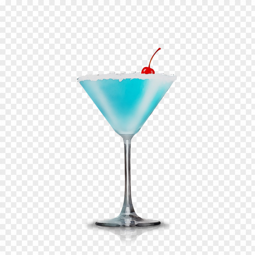 Blue Hawaii Martini Sea Breeze Cocktail Garnish Bacardi PNG