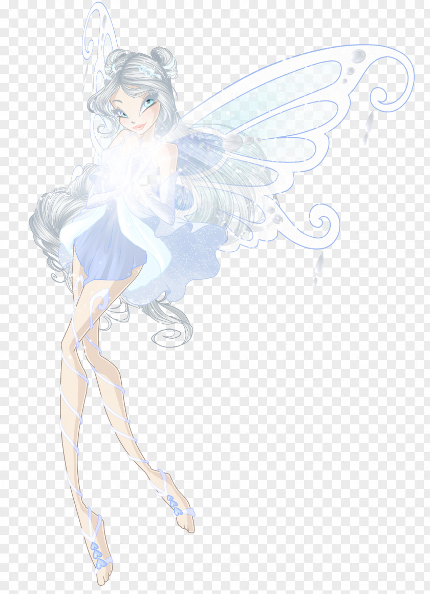 Fairy Costume Design Figurine Sketch PNG