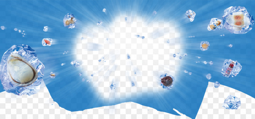 Flying Ice Background Desktop Wallpaper Cube PNG