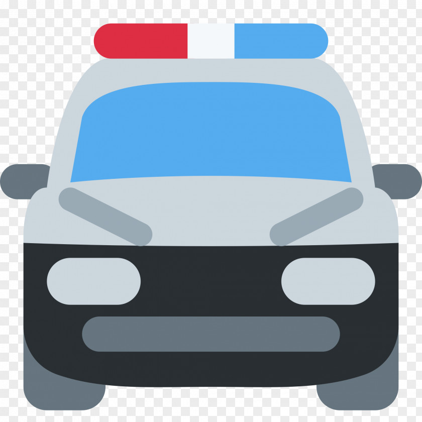 Police Car Officer Emoji Patrol PNG