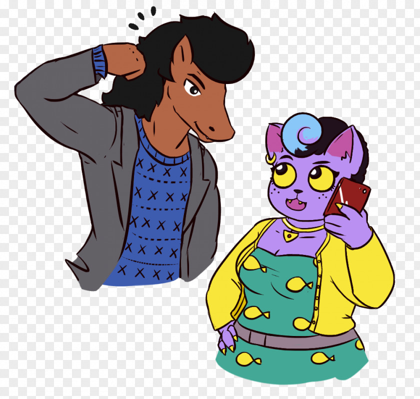 Bojack Horseman Fan Art Drawing Undertale PNG