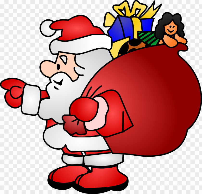Creative Beard Santa Claus Christmas Jingle Bells Child Holiday PNG