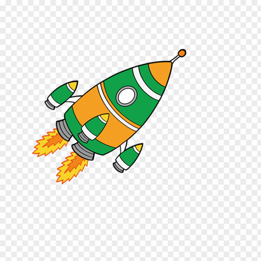 Green Rocket Icon PNG