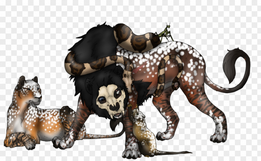 Lion Hyena Tiger Drawing Scavenger PNG