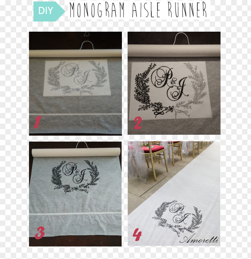 Monogram Wedding Brand Font PNG